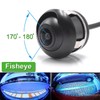 CCD 180 Degree Fisheye Lens Car Rear View Front View