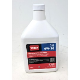 Toro Pack of 2 38913 SAE 0W-30 Synthetic Engine Oil 20oz Bottles and Fuel Treatment