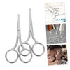 Baluue Comprehensive Eyebrow Nose Hair Scissors 2 Piece Set Precision