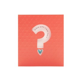 UK Greetings Valentine's Day Card From A Secret Admirer for Him/Her/Boyfriend/Girlfriend/Husband/Wife/Partner - Question Mark Design