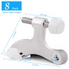 OBTANIM 8 Pack Hinge Pin Door Stopper Heavy Duty Metal