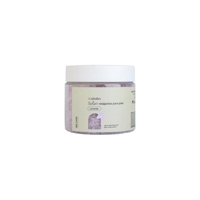 NIMBO. Sales para spa de pies con aceites esenciales. Relajan,