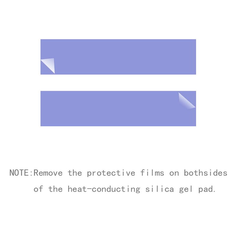 Laptop NVMe M.2 Heatsink with Nano Thermal Pads，Heat Sink Copper