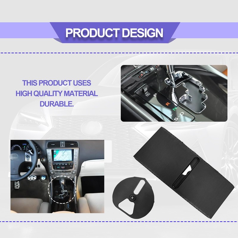 Center Console Slider Cover Gear Shift Position Slide Cover Compatible