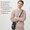Crutch Bag Lightweight Crutch Accessories Storage Pouch with Reflective Strap