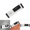 225mm Digital Backlight Red Laser Level Ruler Aluminum Alloy Magnetic