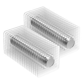 Magnetpro 40 Pieces PVC Coated Magnets, Waterproof and Rustproof, Strong Neodymium Magnets for DIY