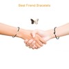 NAMIC Pack of 2 Friendship Bracelets with Butterfly Bracelet, Best