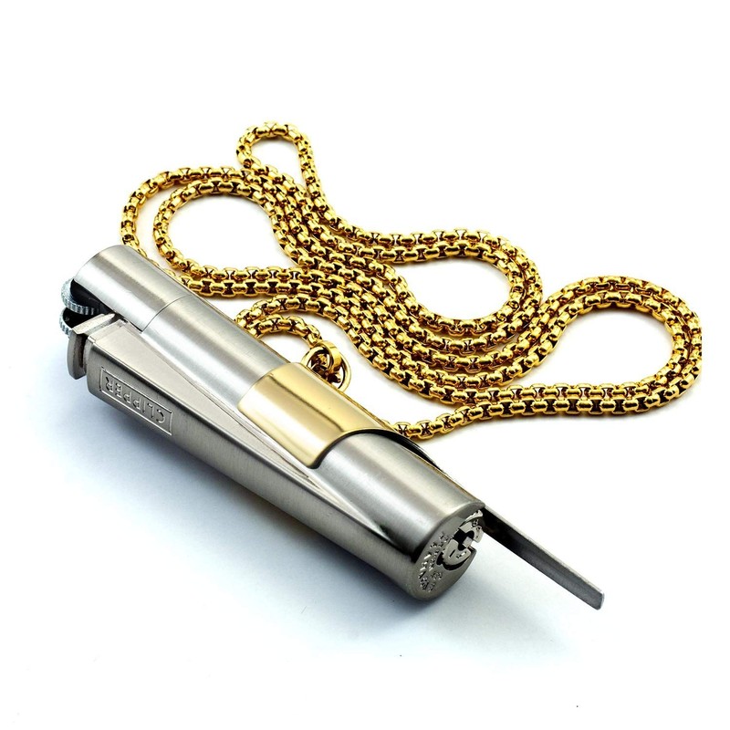 Kasher’s Cheech and Chong Metallic Lighter Necklace - Multipurpose Wearable