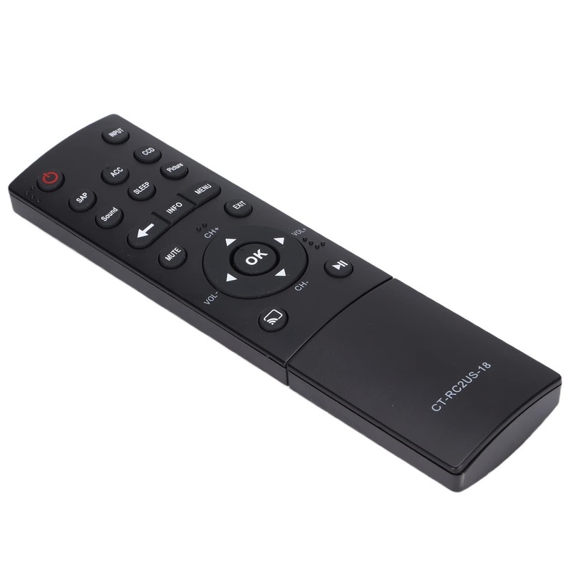 TV Remote Control, CT-RC2US-18 LED TV Remote Control Replacement for