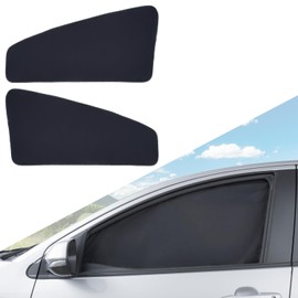 SEIWA Car Curtain, Front Side Curtains, Blackout Curtains, Set of 2, Magnetic Curtains, Universal Size, Compact Car, SUV, Size (W x H x D): 41.0 x 20.5 inches (1,040 x 520 mm), IMP417, Easy to Install