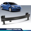 PIT66 Front Bumper Reinforcement Impact Bar Compatible with Hyundai Elantra