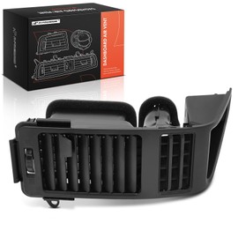 A-Premium Dash A/C Air Vent Panel Assembly Compatible with Nissan Titan 2004-2015, Armada 2005-2006, Front Right Passenger Side, Black