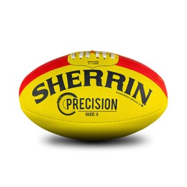 Sherrin Precision Synthetic Football, Yellow, Size 3