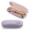 Tkocisa 3 Pieces Hard Shell Eyeglasses Case Glasses Case, Retro