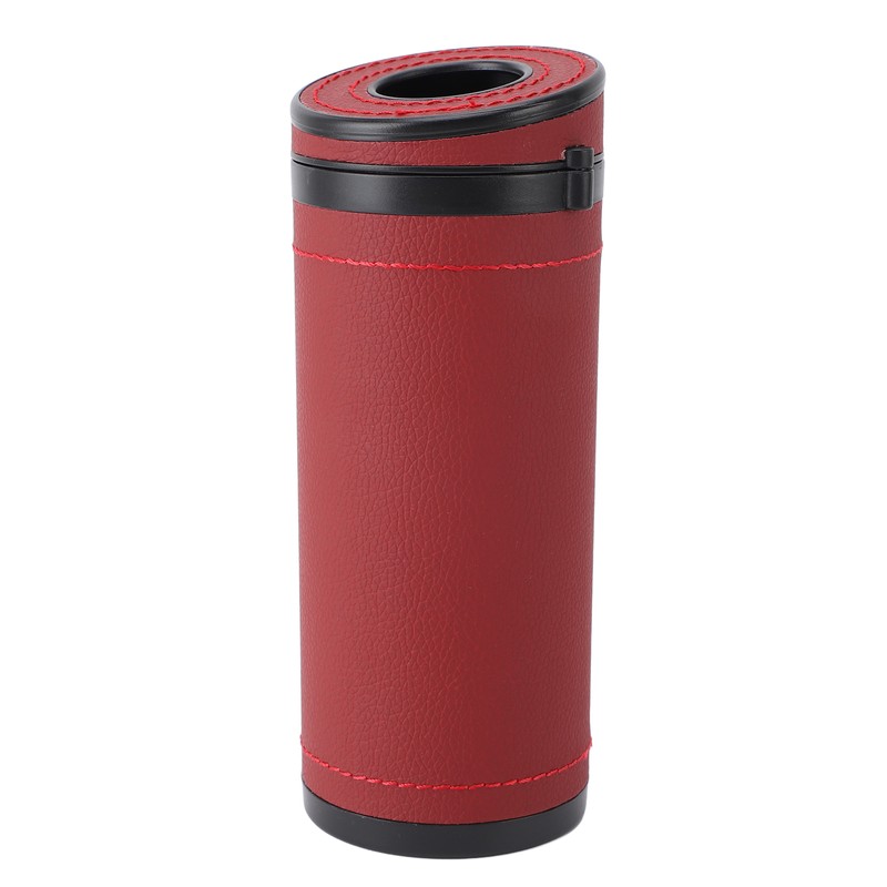 Car Tissue Holder Lightweight Leather and Tungsten Steel Car Tissues