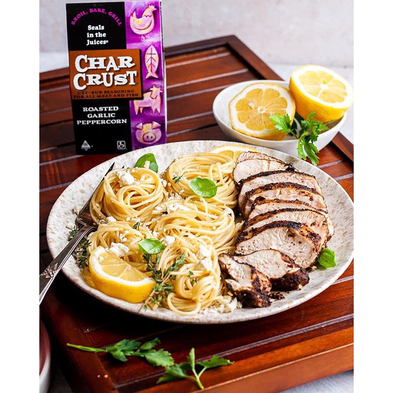 Char Crust Dry-Rub Seasonings Roasted Garlic Peppercorn | All-in-one seasonings