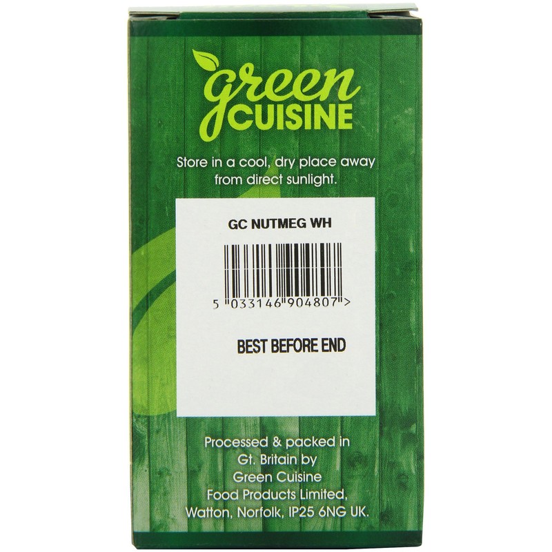 Green Cuisine Nutmeg Whole 20 g (Pack of 6)