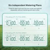 HiOazo Irrigation Computer, 2 Outputs, 6 Schedules, Automatic/Manual Irrigation Control,