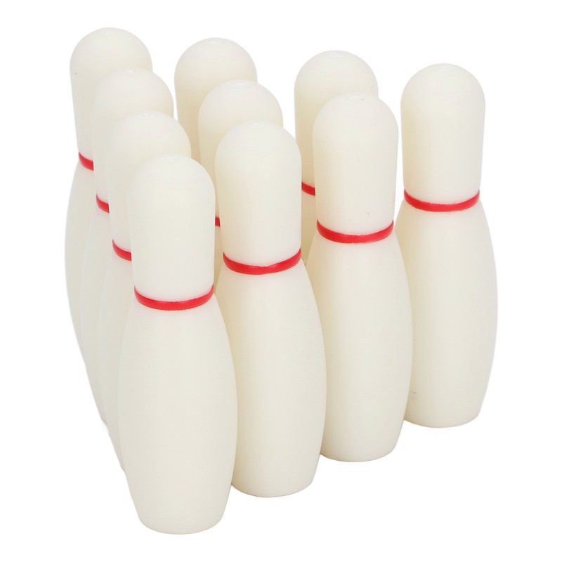 Kids Bowling Set Educational Interactive Resin with 10 Bowling Pins