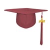 gradois Unisex Adult Matte Graduation Cap with 2025 Tassel Year