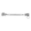 2PCS M8 Thread Stainless Steel Turnbuckle Wire Rope Tensioner Marine