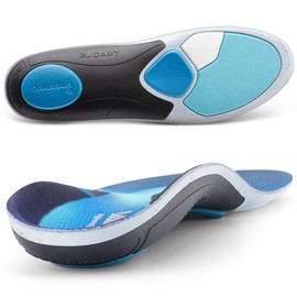 VALSOLE Sports Insoles Men Women,Dynamic Insole for Sport,Running and Leisure,All Day Comfort Insole,3D Printed Insoles (Blue, 9.5-11 UK-294mm)