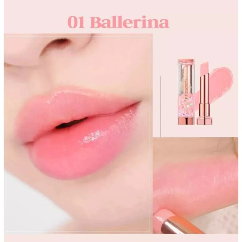 CORINGCO Sparkle Cute Changes Color Moisture Lip Balm #01 Ballerina