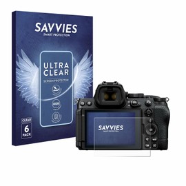 Savvies Screen Protectors for Nikon Z5 II Ultra Transparent Pack of 6