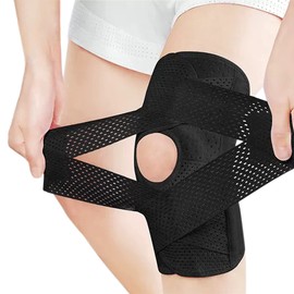 Knee Supporters, Recommended by Judo Repetitionists, Built-in Springs, Perforated Design, Knee Plate, Meniscus, Stable, Technology-Line Material, Thin, Breathable, Quick Drying, 2 Colors, 5 Sizes