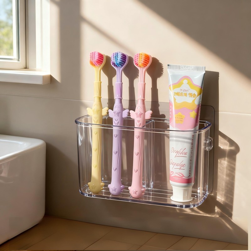 Mluyeri 3-Sided Toothbrush Set, 7.4 Inch, 360 Degree Cleaning, 3