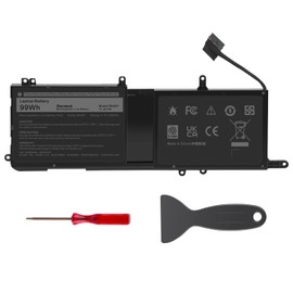 9NJM1 Laptop Battery for Dell Alienware 15 R3 R4 17 R4 R5 Series Dell P31E P69F Series ALW17C Series Notebook 0546FF 0HF250 44T2R HF250 MG2YH 0MG2YH, 11.4V 3-Cell 99Wh