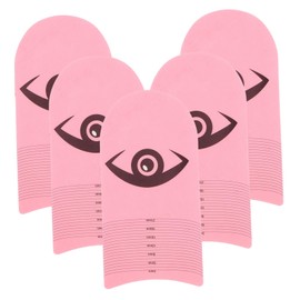 NOLITOY Professional Lash Measuring Tool 5pc Plastic Lash Ruler Length Measurement for Extensions