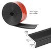 QWORK 20ft Vinyl Stair Nosing, Stair Steps Edge Trim Non-Slip