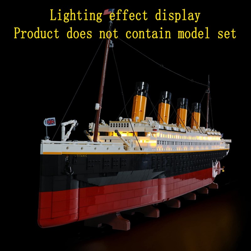 GEAMENT LED Light Set Compatible with Titanic Lighting Set for