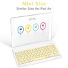 Ultra-Slim Bluetooth Rechargeable Keyboard for vivo Y55 5G and All