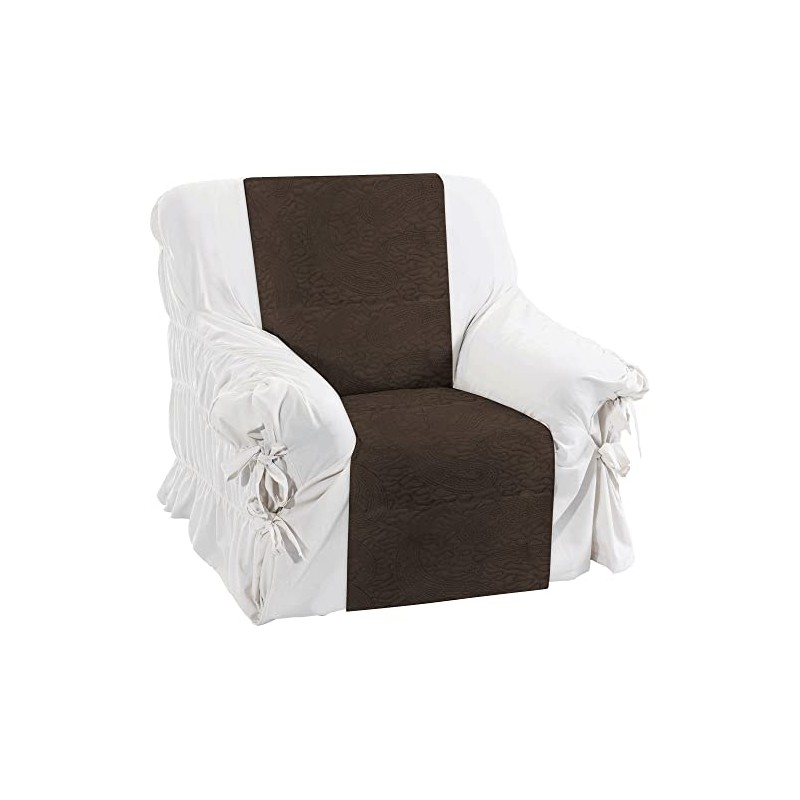 Erwin Müller Armchair and Sofa Protector Dark Brown Size 100