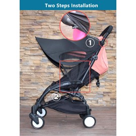 Summer Rayshade Stroller Cover Sunshade Canopy Compatible for Babyzen YOYO 6+ YoYo 2 Yoyo+