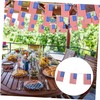 WHAMVOX 1 String American Flag Bunting Decoration Sturdy Independence Day
