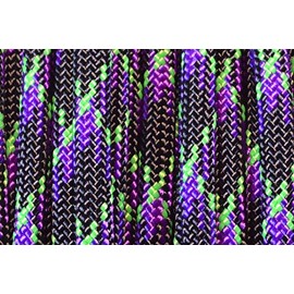 BORED? PARACORD! Brand Paracord/Parachute Cord 7-Strand, 550 Lb. Break Strength Guaranteed U.S. Made, Type III - Undead Paracord (100 feet)