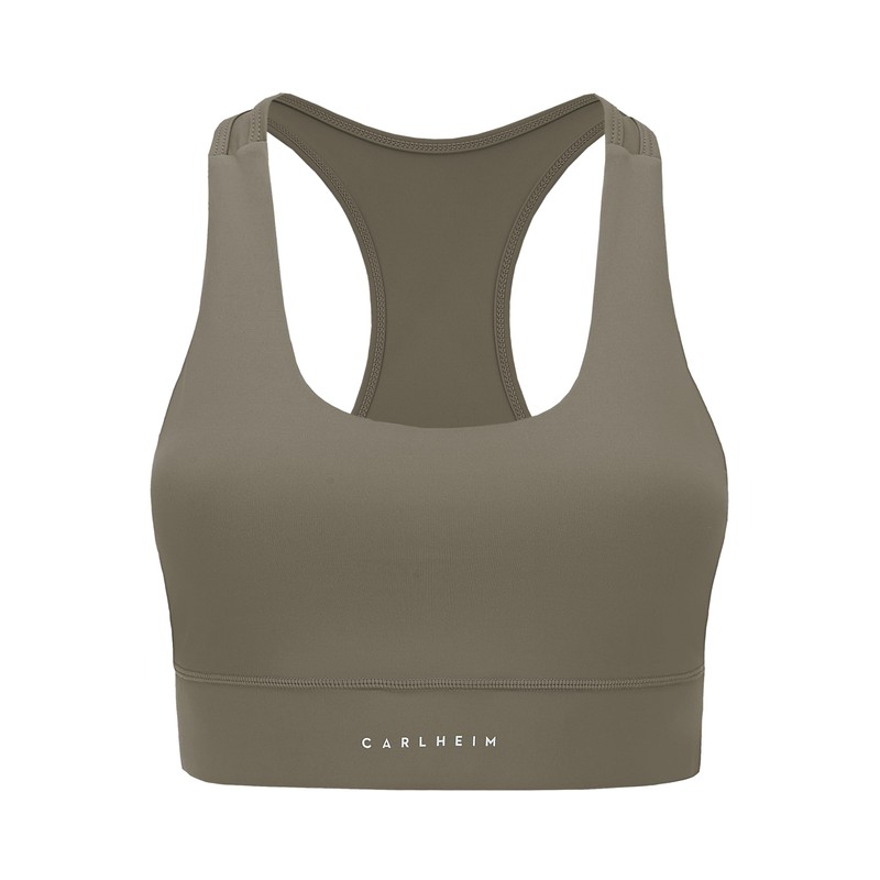 Carlheim Women's Serenita Active Collection X-Back Sports Bra, Pink taupe