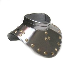 THOR INSTRUMENTS Steel Gorget - Neck Armor - Wearable Costume Armor Rustic Vintage Home Decor Gifts