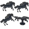JfwuHap Horse Cabinet Knob 4 Pcs Drawer Dresser Knobs Pulls
