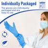 Chicingyou 50 Pairs Disposable Gloves Nitrile Powder Free Individually Packaged