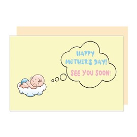 Ure Tenk Mom to be Mother's Day Card, Happy Mother's Day Card for Pregnant Mom, Prenatal Mother Card