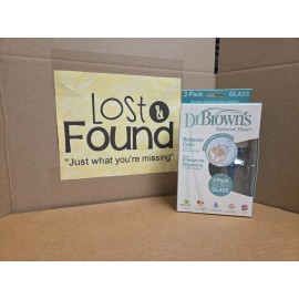 Dr. Brown's Natural Flow Anti-Colic 4 Ounce 4 oz 2 Pack Glass Bottles