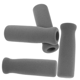 NOLITOY 4Pcs Non Slip Cane Handle Grips for Elderly Walking Canes Breathable Foam Crutch Handle Wraps Comfortable Grey Replacement Covers for Wheelchair and Walker Accessories