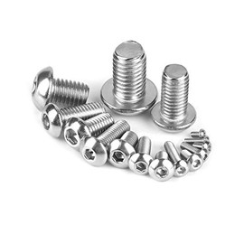 Tornillos y Tuercas Acero Inoxidable 250PCS M2 M2.5 M3 M4 M5 M6 M8 M10 Cabeza Hexagonal Kit Surtido Reparación Montaje