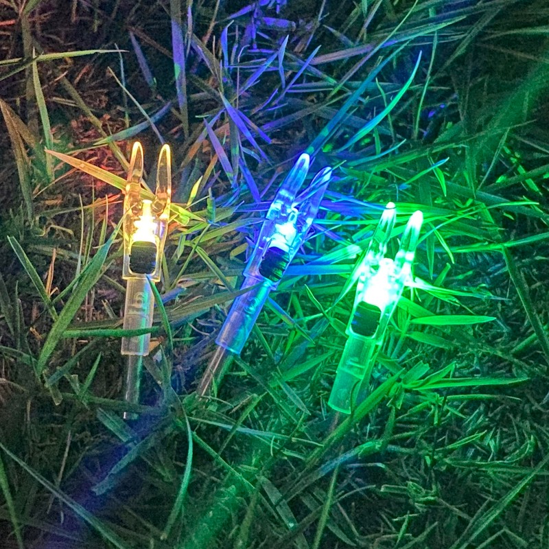 KEAUP 6/12 Pack G Lighted Nocks for Arrows with .165