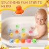 30pcs Rubber Ducks Bath Toys With 2 Fishing Net, Water